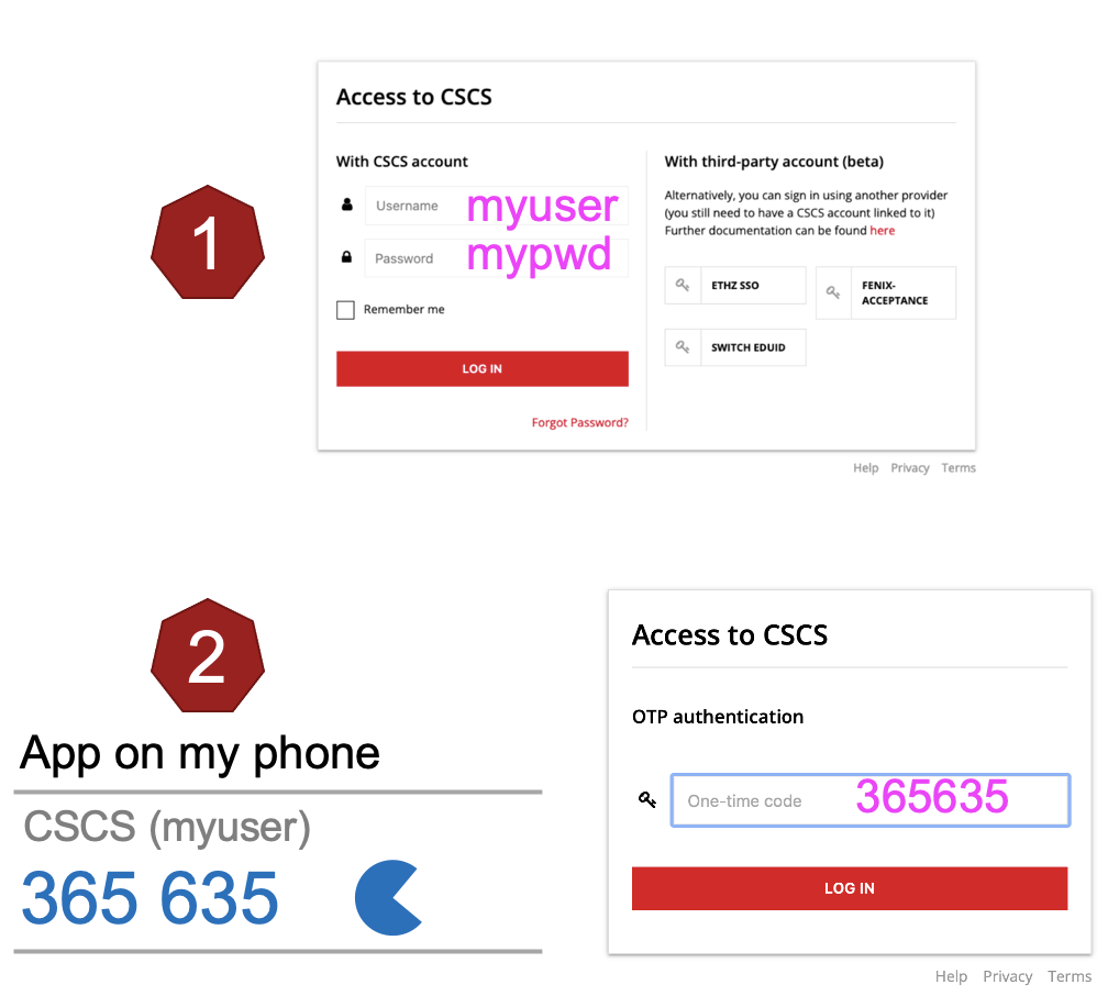 Authentication with 2nd factor